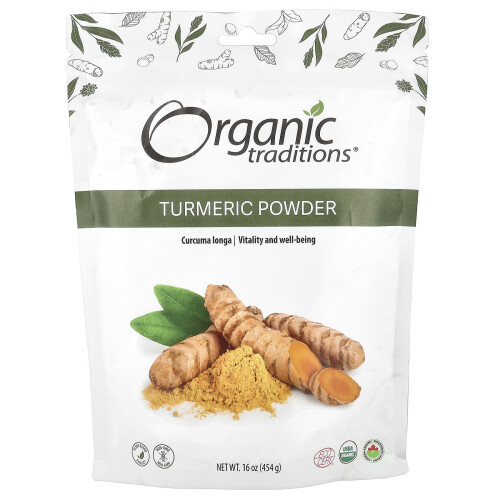 Organic Traditions, Πώμα Τυρκιού, 16 oz (454 g)