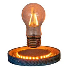 Magnetic Levitating Bulb Moon Lamp Levitating Rotating Table Lamp Office Home Decoration Gifts A US Plug