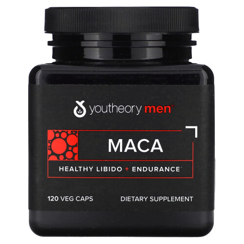 Youtheory, Mænd, Maca, 120 Veg. Kapsler