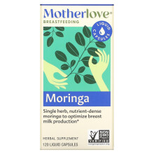 Motherlove, Moringa, 120 Cápsulas Líquidas