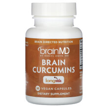 BrainMD, Gehirn-Curcumine, 30 vegane Kapseln