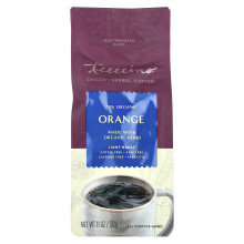 Teeccino, Café herbal de chicoria, Naranja, Toque ligero, Libre de cafeína, 11 oz (312 g)