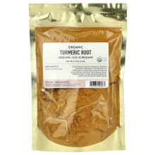 Turmerică Organică, Rădăcină, Zdrobită, 7,5 oz (212 g)