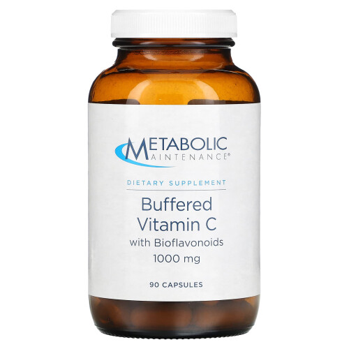 Vitamina C Ajustada con Bioflavonoides, 1,000 mg, 90 Cápsulas