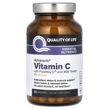 Quality of Life, Advasorb, Vitamiini C, 60 Vegicaps