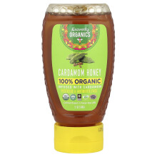 Heavenly Organics, 100% Organisk Kardemommahonung, 12 oz (340 g)