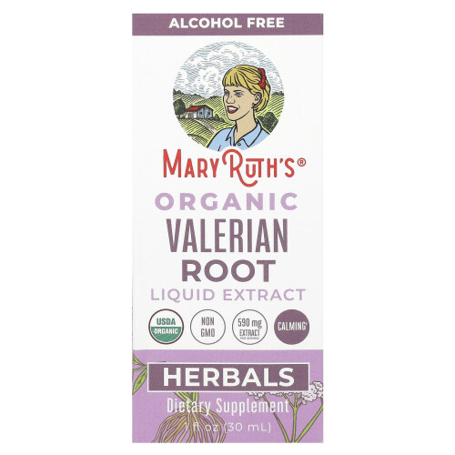 MaryRuth's, Οργανικό Valerian Root Λιωμένο Εξόλυνση, Αλκοόλ Ελεύθερος, 590 mg, 1 fl oz (30 ml)