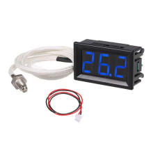 Industrial High Temperature K-Type M6 Thermocouple Thermometer DC12V -30-800 Digital Temperature Meter Tester