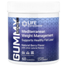 Life Extension, Gummy Science, Mittelmeer-Weight-Management, Natürliche Beere, 60 Gummies