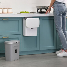 Toilet Keuken Afvalopslag + Binnenton Wandmontage Prullenbak Kast Vuilnis Vuilnisbak Deur Hangende Prullenbak A