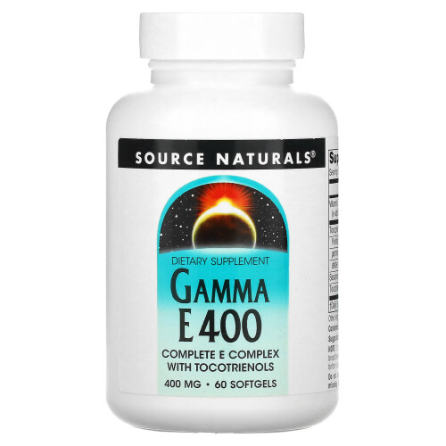 Source Naturals, Completo E Complexo com Tocotrienóis, 400 mg, 60 Softgéis