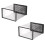 Shoe Storage Box, Clear Transparent Shoe Storage Boxes Hard Plastic Stackable Organiser Containers Bins Black 1