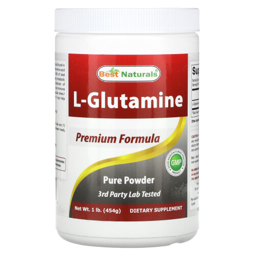 Best Naturals, L-Glutamiini, 1 lb (454 g)