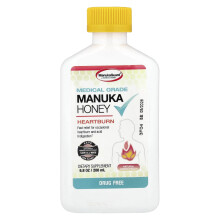 ManukaGuard, Medicinsk grad Manuka honung, Naturlig Lemon Peach, 6,8 oz (200 ml)