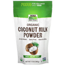 NOW Foods, Real Food, Biologische Kokosmelkpoeder, 12 oz (340 g)