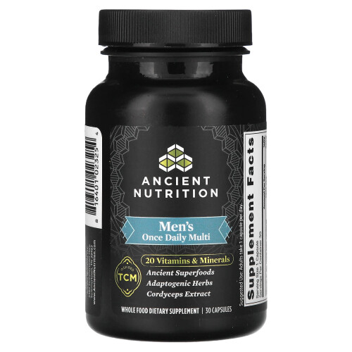 Ancient Nutrition, Mäns Dagliga Multi, 30 Kapslar