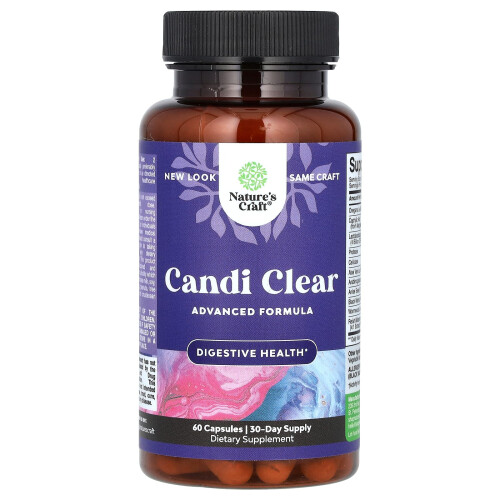 Nature's Craft, Candi Clear, 60 Cápsulas