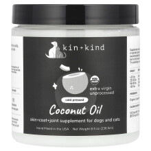 Kin+Kind, Kokosolie, For Hunde & Katte, 8 fl oz (236,5 ml)