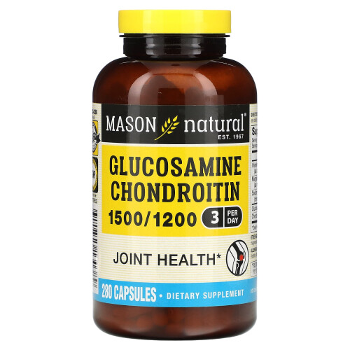 Mason Natural, Glucosamina Quitosano, 280 Cápsulas