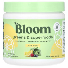 Bloom, Verde și Supersubstanțe, Citrus, 5,8 oz (164,4 g)