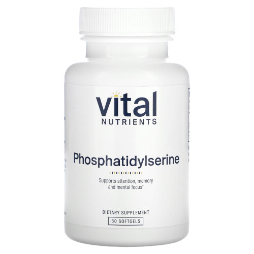 Vital Nutrients Vital Nutrients, Phosphatidylserine, 60 Μυαγέλια