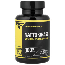 Nattokinase fra Primaforce, 100 mg, 120 kapsler
