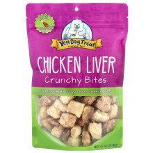 Yeti Dog Chew, Crunchy Bites, For Dogs, Chicken Liver, 4 oz (110 g)