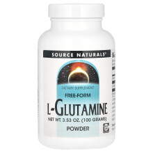 Source Naturals, Pulbere de L-Glutamină, 3,53 oz (100 g)