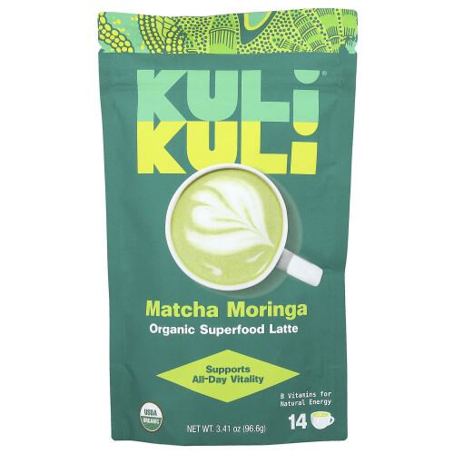 Οργανικό Σούπερφουντ Λάττε με Matcha & Μορίνγκα