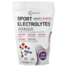 Micro Ingredients, Sport-Elektrolyt-Pulver, Berry-Punch, 2 lbs (907 g)