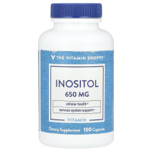 The Vitamin Shoppe, Inositol, 650 mg, 100 Kapsler