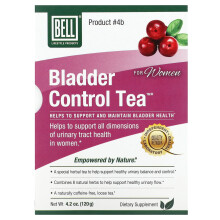 Bell Lifestyle, Chá de Controle da Bexiga, Para Mulheres, Sem Caféína, 4,2 oz (120 g)