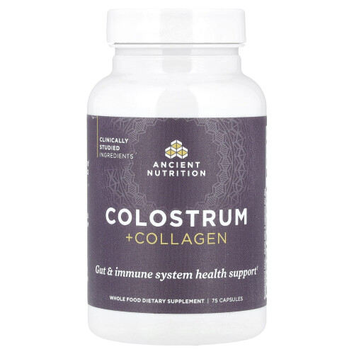 Ancient Nutrition, Colostrum + Πολυκολάγην, 75 Φιαλίδια