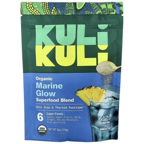 Kuli Kuli, Οργανική Μίγμα Σούπερ Φαγητού, Marine Glow, 6 oz (170 g)