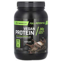Swanson Proteina Vegetariana Cioccolato 3.3 libbre (1,500 g)