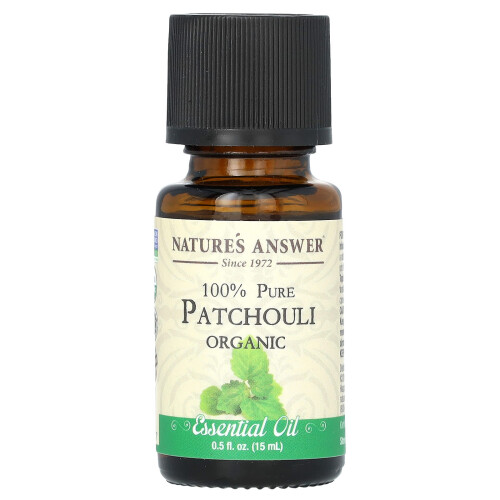 Nature's Answer, Ulei Esențial Organic Pur, Patchouli, 0.5 fl oz (15 ml)