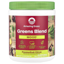 Amazing Grass, Groene Blend, Staat van Geest, Passievrucht Citrus, 7,4 oz (210 g)