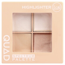 J.Cat Beauty, QUAD Spectrum Face Palette Highlighter, QSP101, 0.21 oz (6 g)