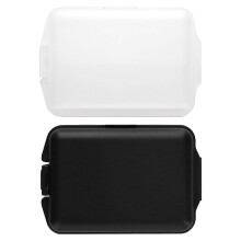 Ezy Dose, Dispensador de Medicación Sólida, Negro y Blanco, 2 Unidades