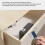 Cerradura de gabinete NFC RFID, programable, acero inoxidable/ABS 12