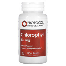 Protocol for Life Balance, Clorofila, 100 mg, 90 Cápsulas Vegetales