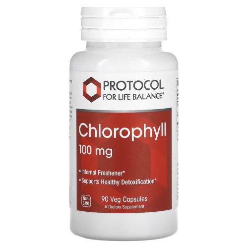 Protocol for Life Balance, Χλωροφύλλη, 100 mg, 90 Veg Capsules
