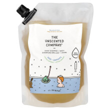 Shiny Shampoo + Wash, Refill, Senza Profumo di The Unscented Company, Kids, 33,8 fl oz (1 l)