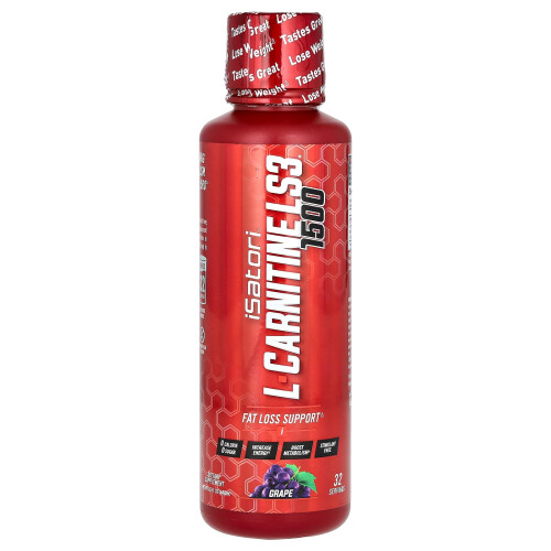 Ισατόρι, L-Καρνιτίνη LS3 1500, Γκραπ, 16 fl oz (480 ml)