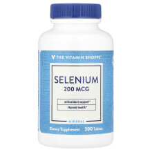 The Vitamin Shoppe, Selen, 300 Tabletter