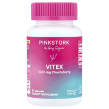 Pink Stork, Vitex, 60 Capsules (500 mg per Capsule)