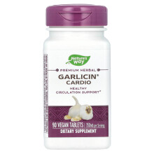 Nature's Way, Cardio Garlicin, 350 mg, 90 Tavole Vegane
