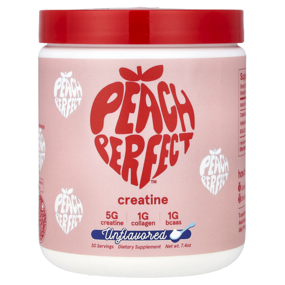 Peach Perfect , Creatine, Unflavored, 7.4 Oz