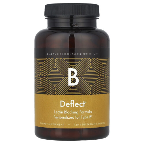 D'adamo, Deflect B, Lectin Blocking Formula, 120 Vegetariánskych Kapsul