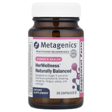 Metagenics, HerWellness Naturligt balanceret, 30 Capsules